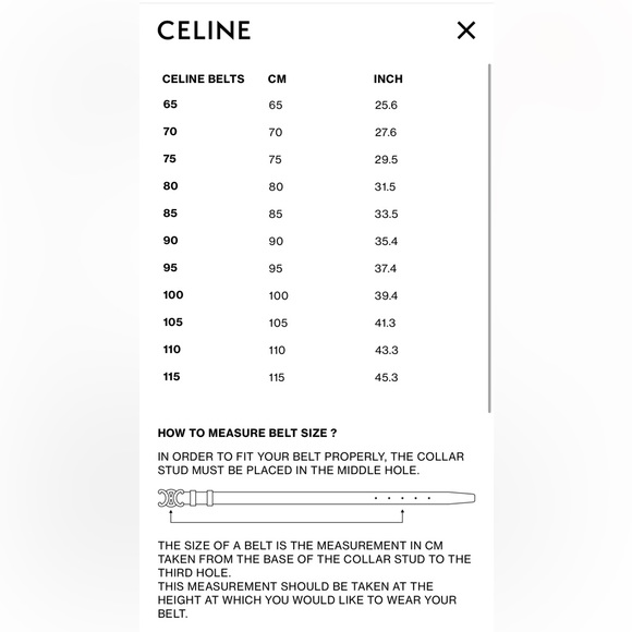 ❌SOLD Celine belt - Picture 8 of 9
